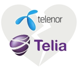 Telenor Telia heart2